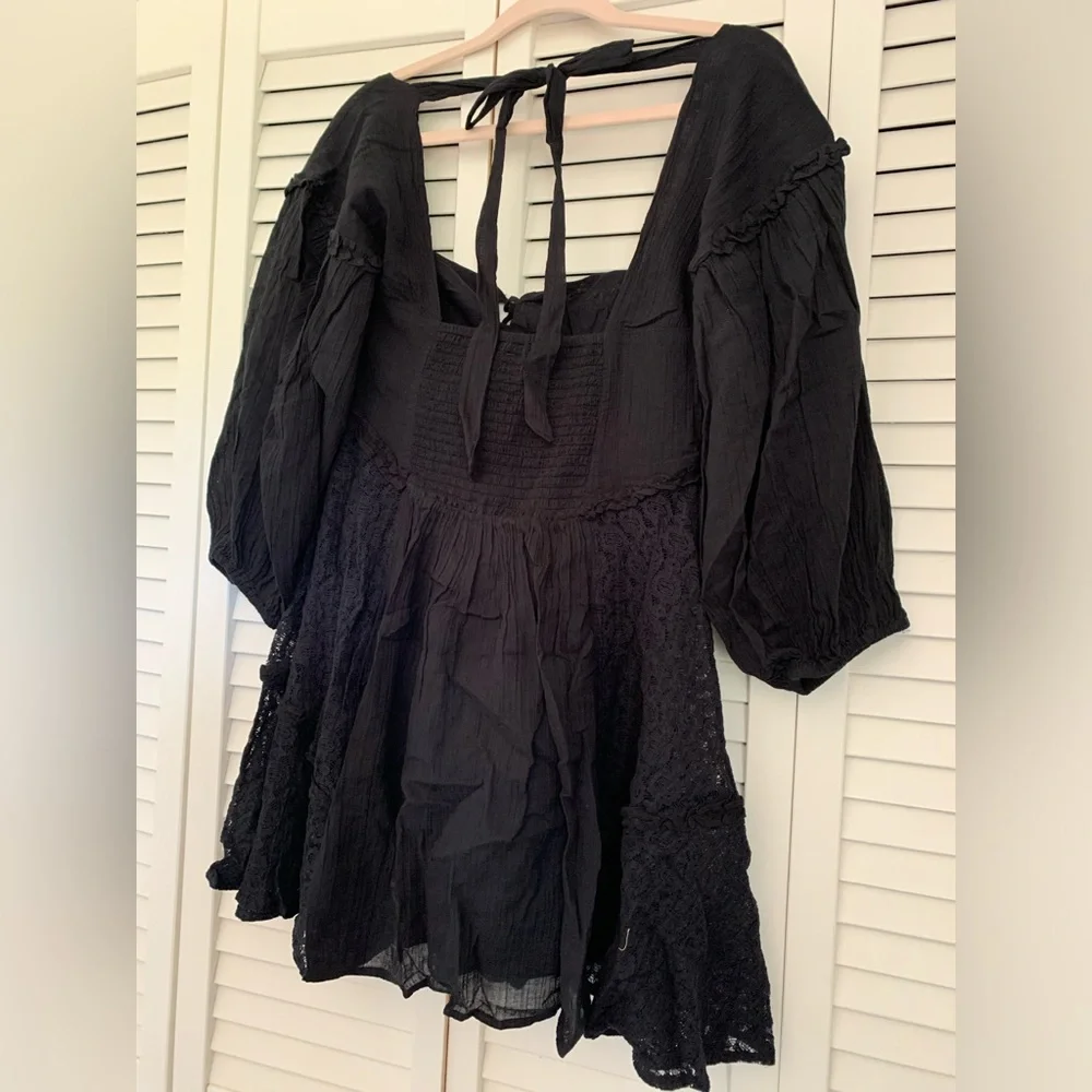 NWT Free People Black Mini Dress